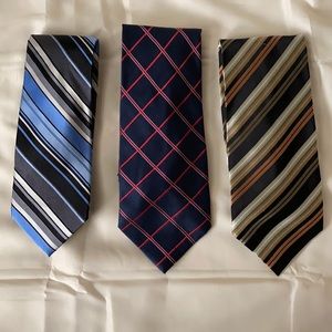 Three designer tie bundle